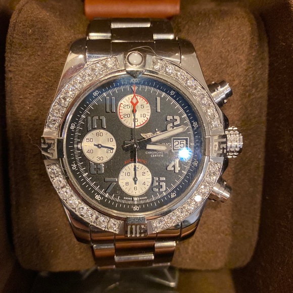 Breitling Super Avenger Tungsten Gray Dial Watch - Picture 2 of 11